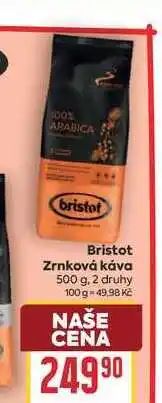 Billa Bristot Zrnková káva nabídka