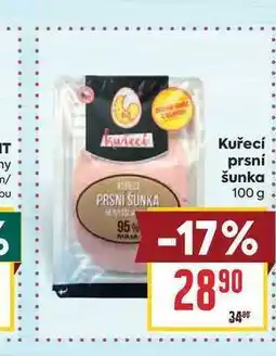 Billa Kuřecí prsní šunka nabídka
