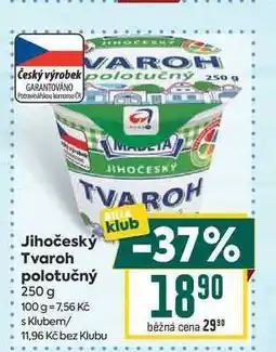 Billa Jihočeský Tvaroh polotučný nabídka