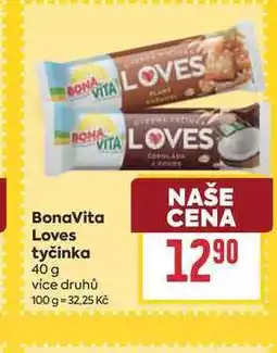 Billa BonaVita Loves tyčinka nabídka