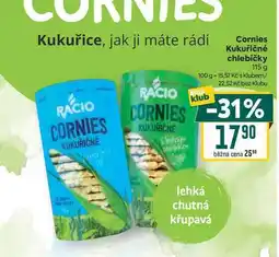 Billa Cornies Kukuřičné chlebičky nabídka