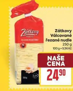 Billa Zátkovy Válcované řezané nudle nabídka
