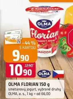 Trefa OLMA FLORIAN 150 g smetanový jogurt nabídka