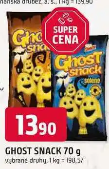 Trefa GHOST SNACK nabídka