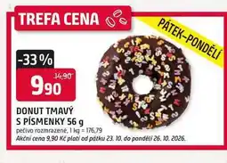 Trefa DONUT TMAVÝ S PÍSMENKY nabídka