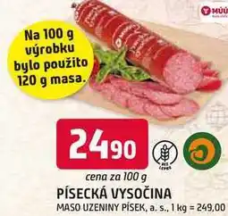 Trefa PÍSECKÁ VYSOČINA nabídka