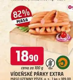 Trefa VÍDEŇSKÉ PÁRKY EXTRA nabídka