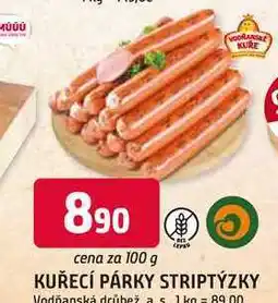Trefa KUŘECÍ PÁRKY STRIPTÝZKY nabídka