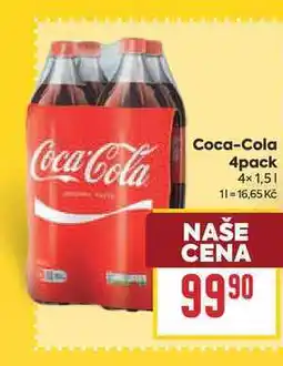 Billa Coca-Cola 4pack nabídka