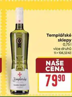 Billa Templářské sklepy nabídka