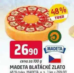 Trefa MADETA BLAŤÁCKÉ ZLATO 48% tuku nabídka
