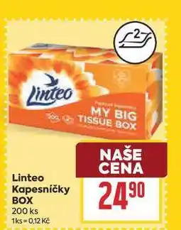 Billa Linteo Kapesníčky BOX 200 ks nabídka