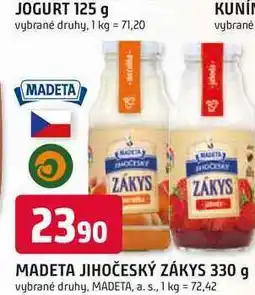 Trefa MADETA JIHOČESKÝ ZÁKYS nabídka