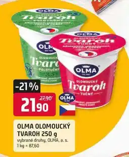 Trefa OLMA OLOMOUCKÝ TVAROH nabídka