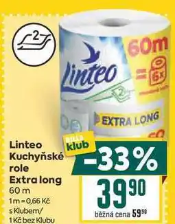 Billa Linteo Kuchyňské role Extra long 60 m nabídka
