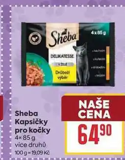 Billa Sheba Kapsičky pro kočky nabídka