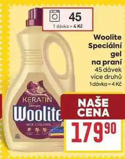 Billa Woolite Speciální gel na praní 45 dávek nabídka