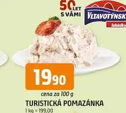 Trefa TURISTICKÁ POMAZÁNKA nabídka