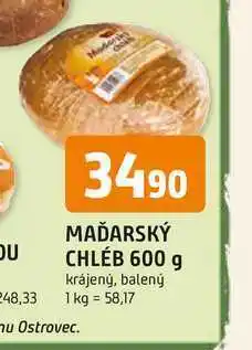 Trefa MAĎARSKÝ CHLÉB 600 g krájený, balený nabídka
