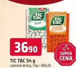 Trefa TIC TAC nabídka