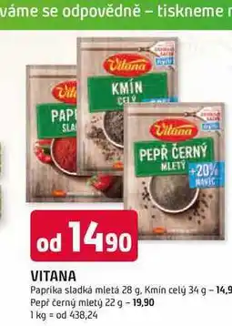 Trefa Vitana Paprika mletá nabídka