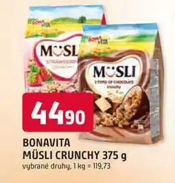 Trefa BONAVITA MÜSLI CRUNCHY nabídka