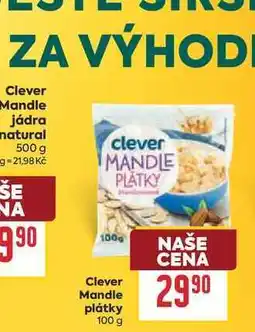 Billa Clever Mandle plátky nabídka