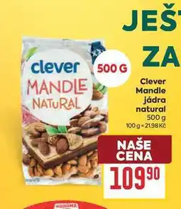 Billa Clever Mandle jádra natural nabídka