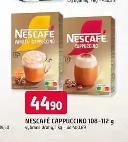 Trefa NESCAFÉ CAPPUCCINO nabídka