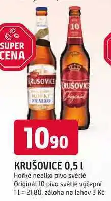 Trefa KRUŠOVICE 0,5 L Hořké nealko pivo světlé nabídka