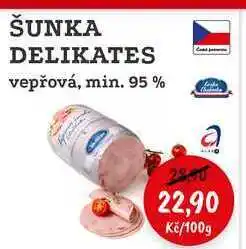 RABBIT řeznictví ŠUNKA DELIKATES vepřová, min. 95% nabídka