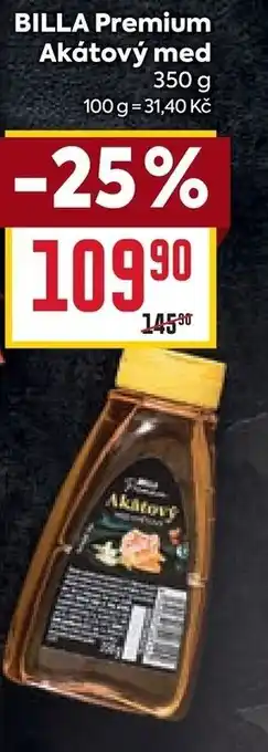 Billa premium akátový med