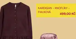 Takko Kardigan - knoflíky - fialková nabídka