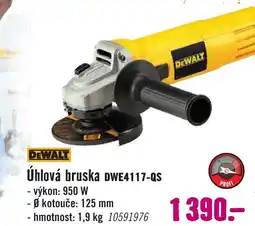 Hornbach Dewalt úhlová bruska dwe4117-qs nabídka