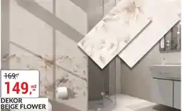 Baumax Dekor beige flower nabídka