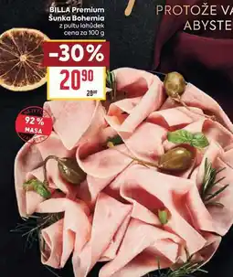 Billa BILLA Premium Šunka Bohemia z pultu lahůdek cena za nabídka