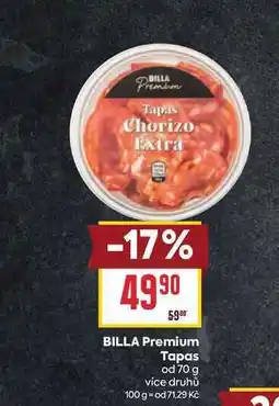 Billa BILLA Premium Tapas od nabídka