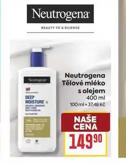 Billa Neutrogena Tělové mléko s olejem nabídka