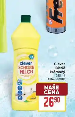 Billa Clever Čistič krémový nabídka