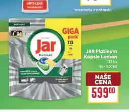 Billa JAR Platinum Kapsle Lemon 113 ks nabídka