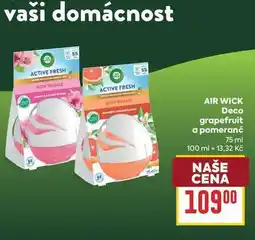 Billa AIR WICK Deco grapefruit a pomeranč nabídka