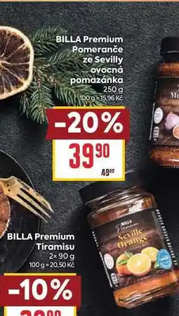 Billa BILLA Premium Pomeranče ze Sevilly Ovocná pomazánka nabídka