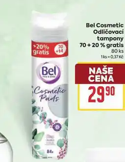 Billa Bel Cosmetic Odličovací tampony 70+20% gratis 80 ks nabídka