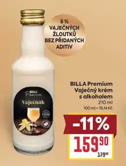 Billa BILLA Premium Vaječný krém s alkoholem nabídka