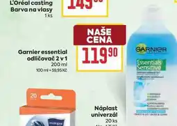 Billa Garnier essential odličovač 2 v 1 nabídka
