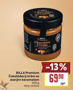 Billa BILLA Premium Čokoládový krém se slaným karamelem nabídka