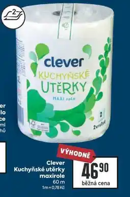 Billa Clever Kuchyňské utěrky maxirole 60 m nabídka