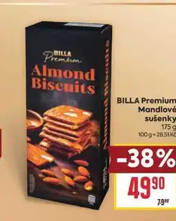 Billa BILLA Premium Mandlové sušenky nabídka