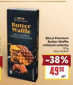 Billa BILLA Premium Butter Waffle máslové sušenky nabídka