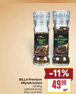 Billa BILLA Premium Mlýnek koření od nabídka
